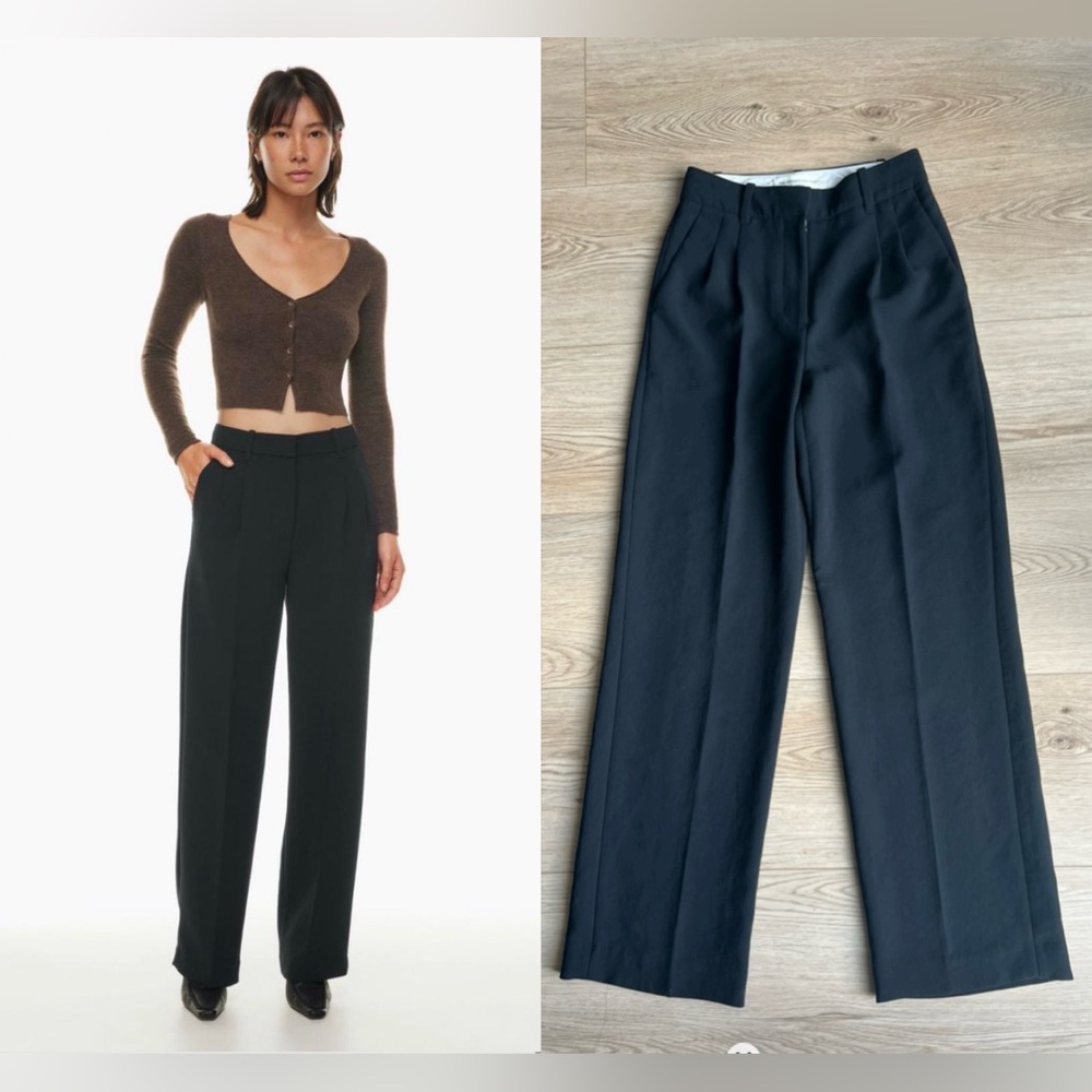 Aritzia The Effortless Pant™ - Crepette™ Sz 0 - Picture 2 of 12
